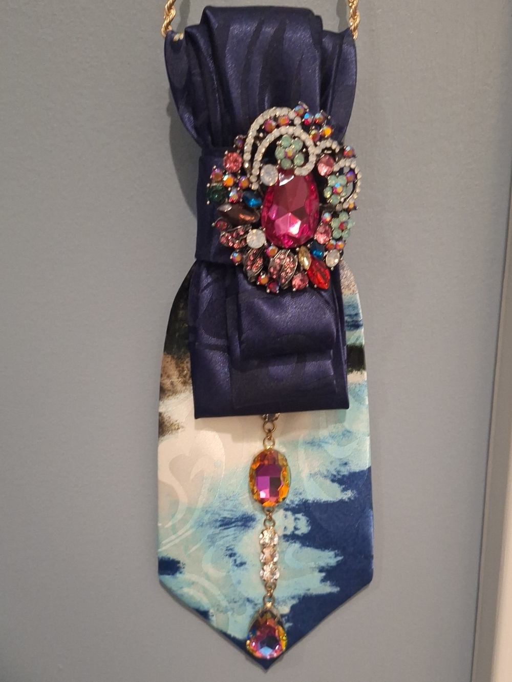 Steve Harris Upcycled Necktie Necklace